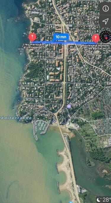 F2/4 Pers Plage-Commerces A Pieds-Parking Prive แซงเตกูลฟ์ ภายนอก รูปภาพ